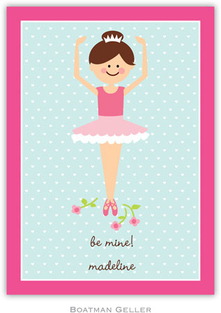 Boatman Geller Stationery - Ballerina Valentine's Day Cards